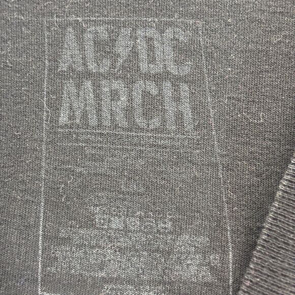 AC/DC Rock Or Bust World Tour 2015 Graphic Tee Men‎ Large Rocker Legends Grunge - Picture 7 of 7